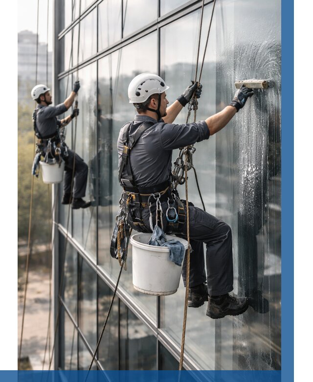 Мойка сплошного остекления в Оренбурге, заказать от 305 р.| ВЫСОТНИК-Рнб