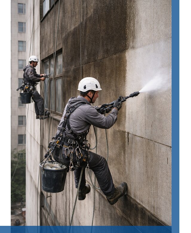 Очистка фасада от копоти в Оренбурге от 254 р. | ВЫСОТНИК-Рнб