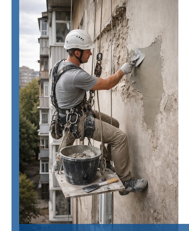 Восстановление фасадной штукатурки в Оренбурге с гарантией качества