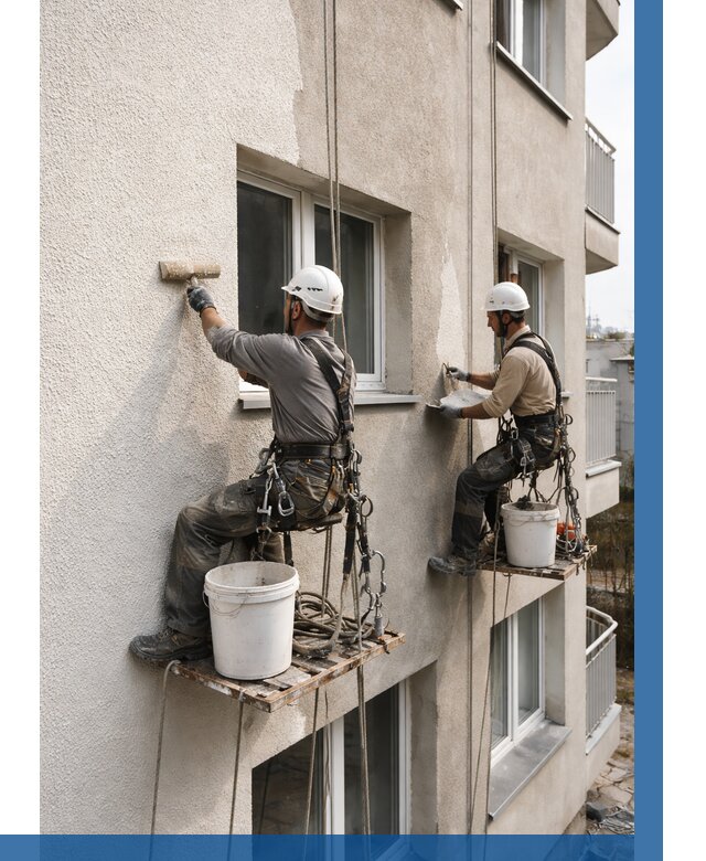 Нанесение короеда на фасад в Оренбурге от 458 р. | ВЫСОТНИК-Рнб