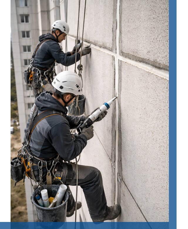 Герметизация межпанельных швов в Оренбурге от 712 р. | ВЫСОТНИК-Рнб