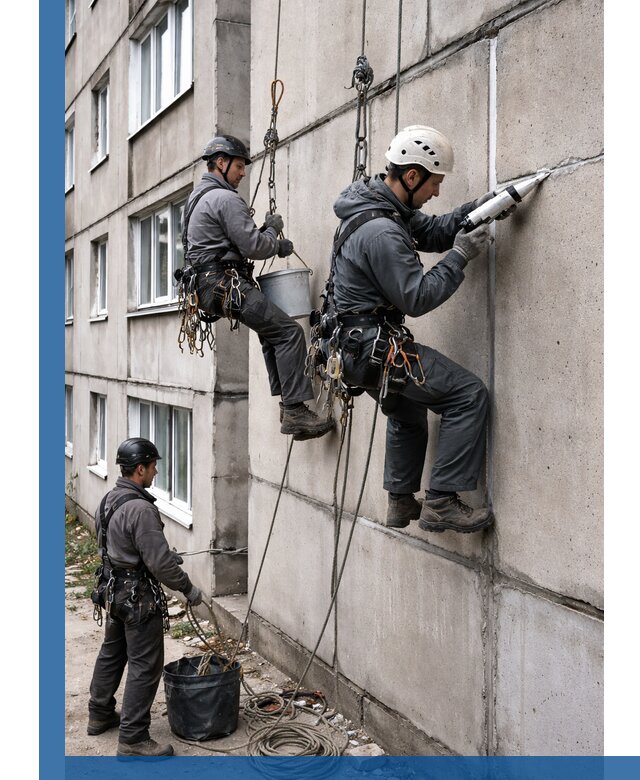 Герметизация межпанельных швов в Оренбурге с гарантией герметичности