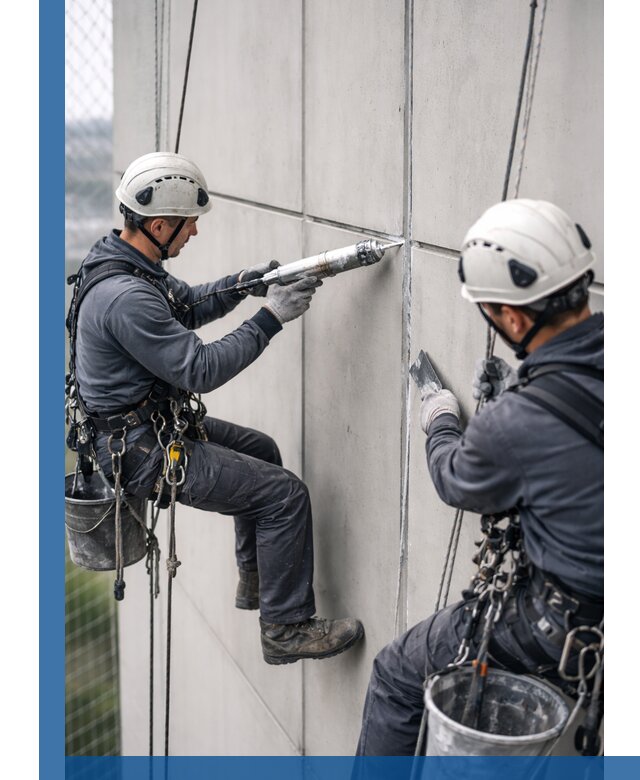 Первичная герметизация швов фасадов и кровель в Оренбурге