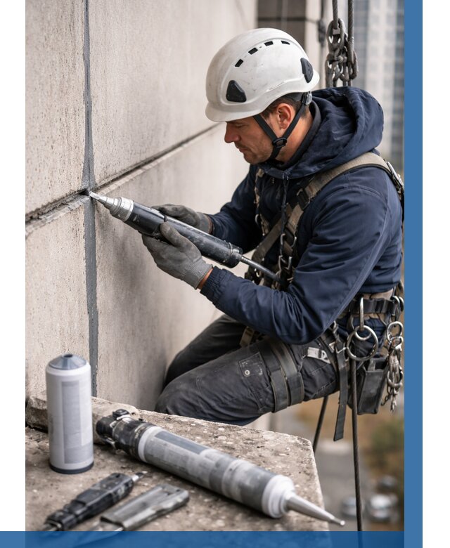 Вторичная герметизация швов в Оренбурге от 458 р. | ВЫСОТНИК-Рнб