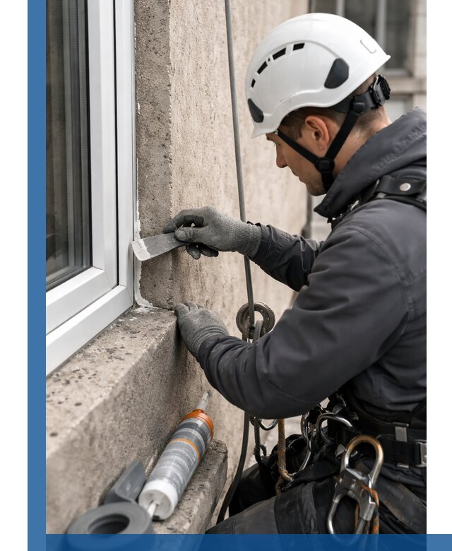 Герметизация монтажных швов окон в Оренбурге с гарантией качества