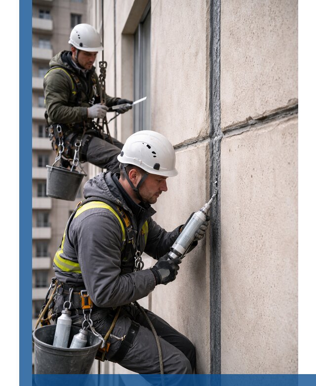 Герметизация деформационных швов фасада в Оренбурге качественно