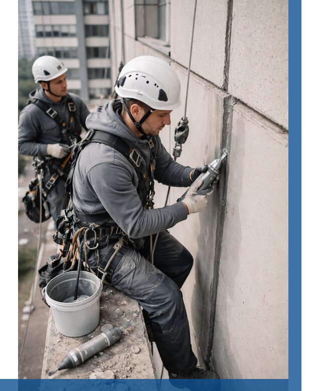 Ремонт деформационных швов здания в Оренбурге от 1017 р. | ВЫСОТНИК-Рнб