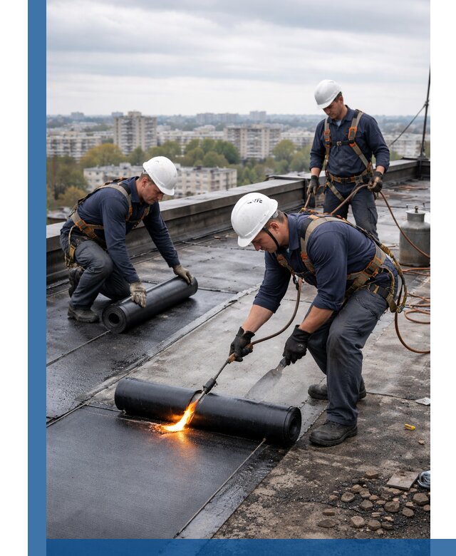 Ремонт наплавляемой кровли в Оренбурге качественно и надежно