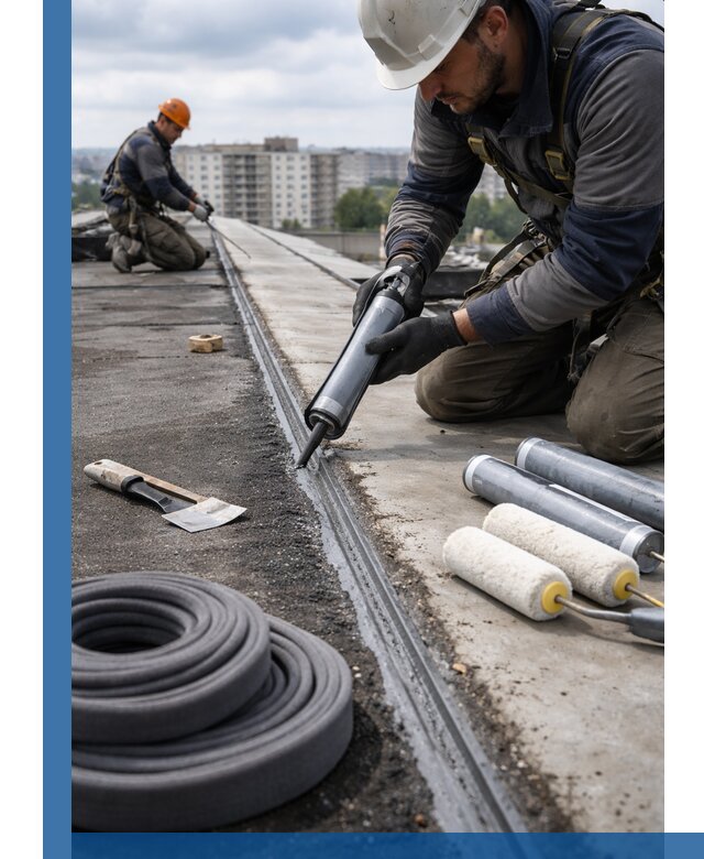 Герметизация швов кровли в Оренбурге с гарантией герметичности