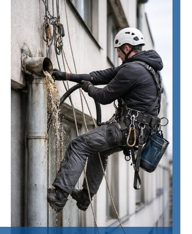 Прочистка водосточных труб в Оренбурге от 3559 р. | ВЫСОТНИК-Рнб