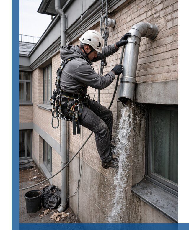 Профессиональная прочистка водосточных труб в Оренбурге с гарантией