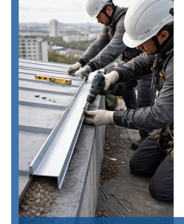 Монтаж капельника на кровле в Оренбурге с гарантией качества