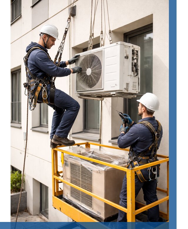 Демонтаж внешнего блока кондиционера в Оренбурге от 3559 р. | ВЫСОТНИК-Рнб