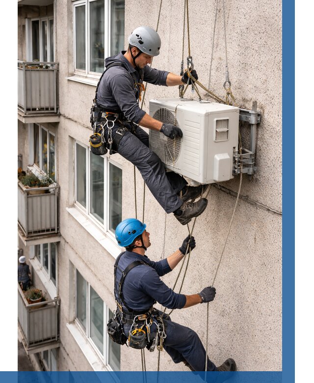 Перенос внешнего блока кондиционера в Оренбурге от 9152 р.| ВЫСОТНИК-Рнб