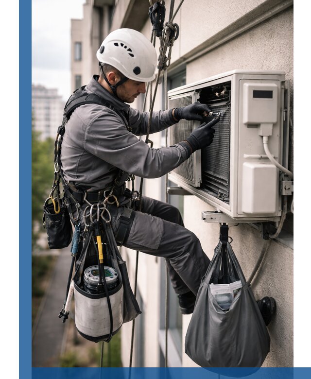 Обслуживание внешнего блока кондиционера в Оренбурге профессионально