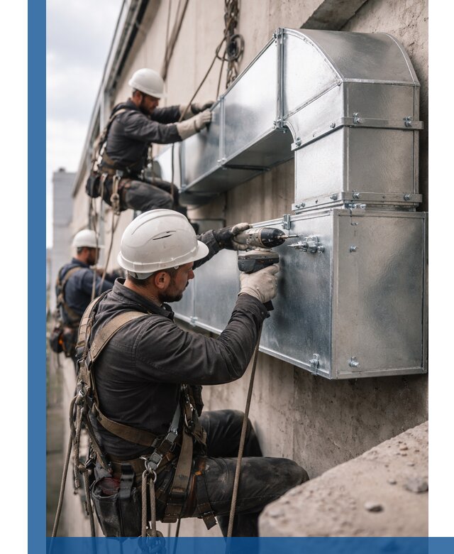 Профессиональный монтаж вентиляционных коробов в Оренбурге под ключ