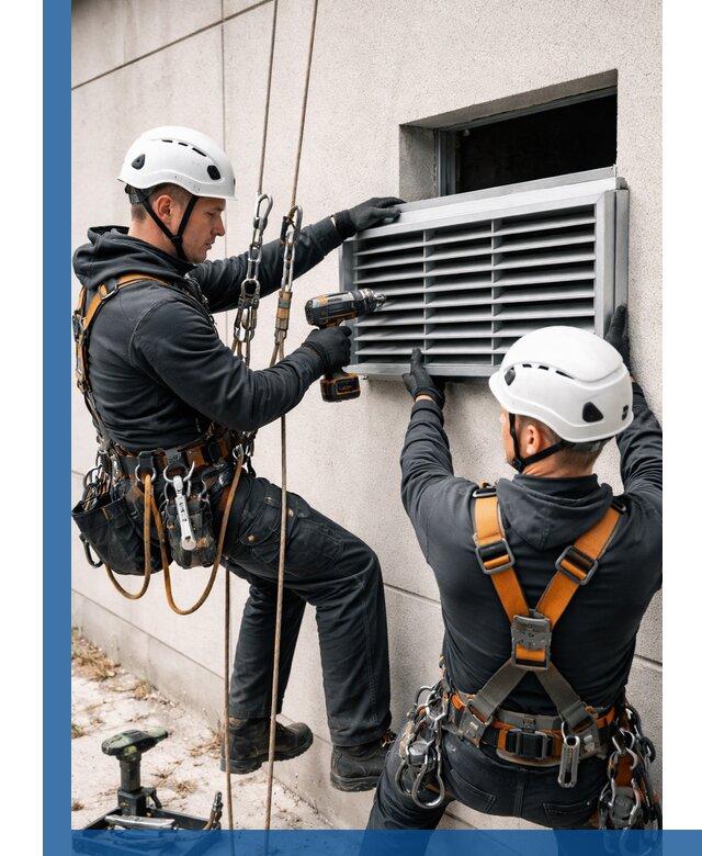 Монтаж вентиляционных решеток в Оренбурге профессиональный сервис