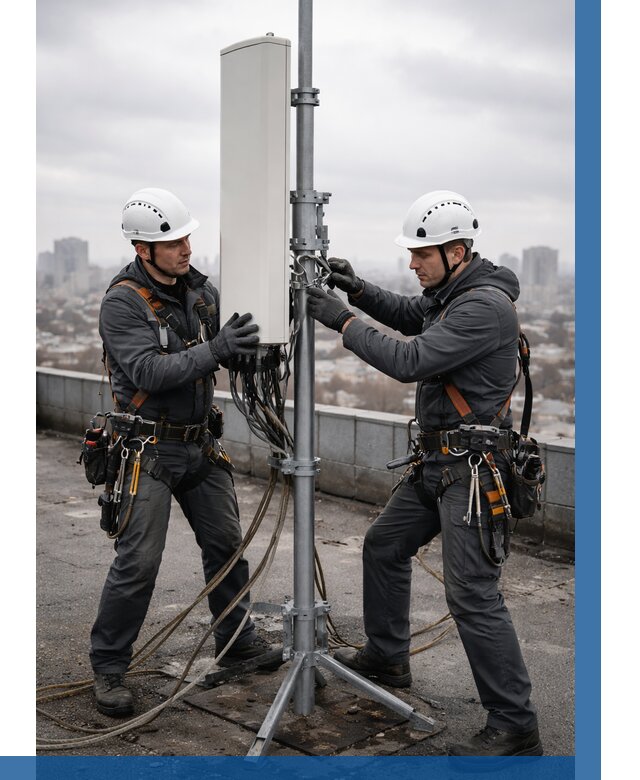 Монтаж антенн связи на крыше в Оренбурге от 8644 р. | ВЫСОТНИК-Рнб