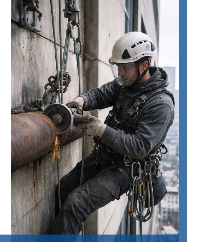 Резка металла на высоте в Оренбурге по цене от 4576 р. | ВЫСОТНИК-Рнб