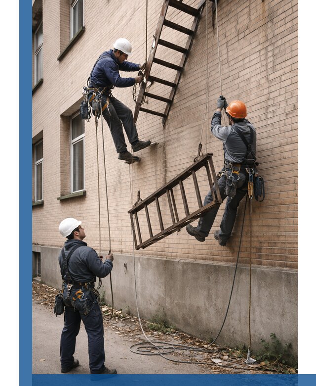 Демонтаж пожарной лестницы в Оренбурге быстро и безопасно