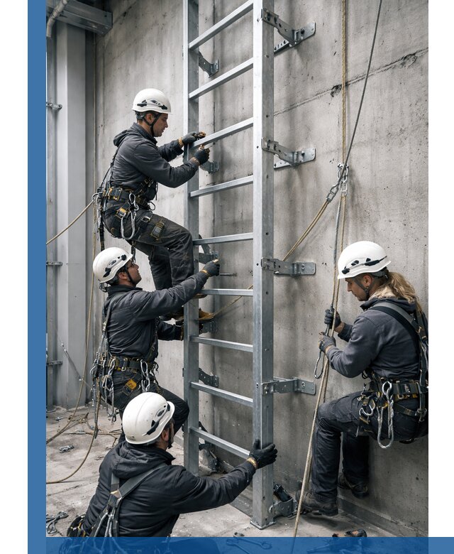 Монтаж металлических лестниц в Оренбурге под ключ со гарантией