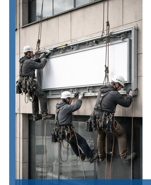 Профессиональный монтаж светового короба под ключ в Оренбурге