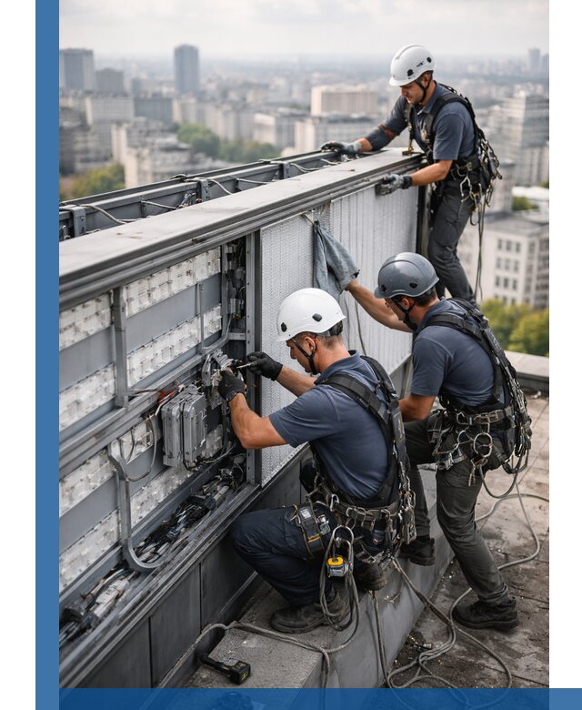 Профессиональное обслуживание крышной рекламы в Оренбурге под ключ