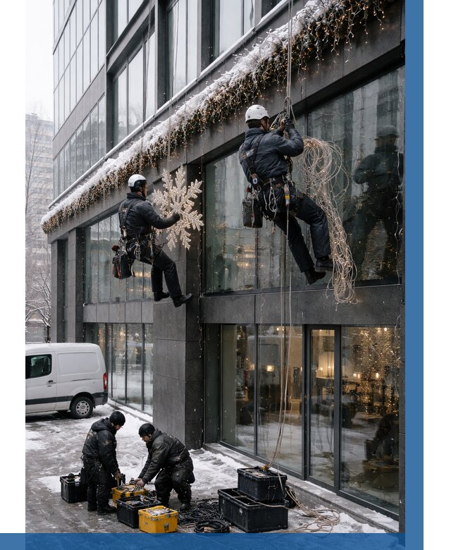 Демонтаж новогоднего оформления в Оренбурге от 5593 р. | ВЫСОТНИК-Рнб