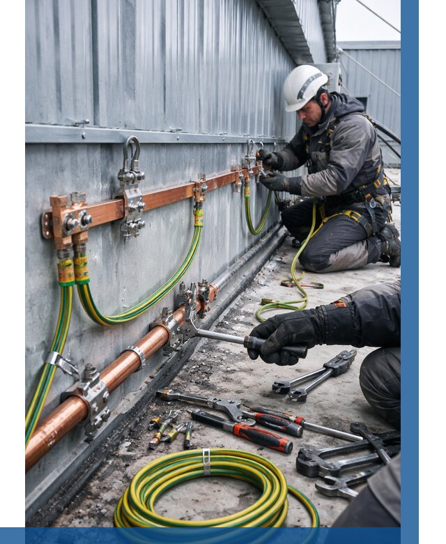 Монтаж заземления здания в Оренбурге от 25423 р. | ВЫСОТНИК-Рнб