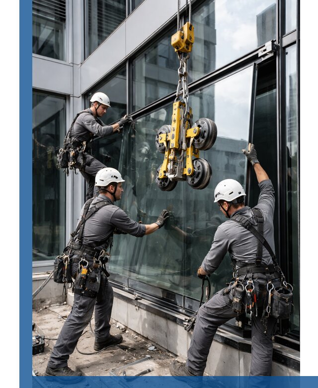 Структурное остекление фасадов в Оренбурге монтаж и обслуживание