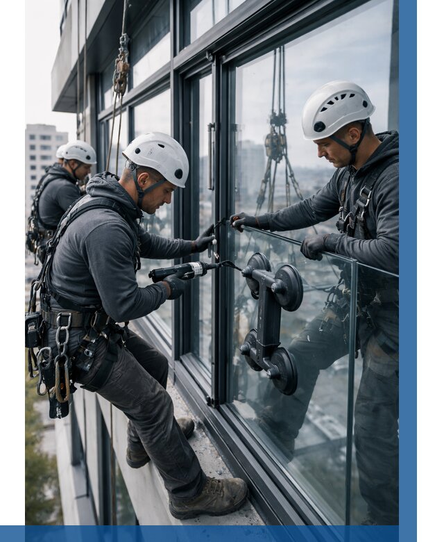 Витражное остекление зданий в Оренбурге от 3559 р. | ВЫСОТНИК-Рнб