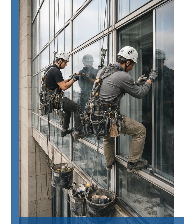 Ремонт витражных конструкций и фасадного остекления в Оренбурге