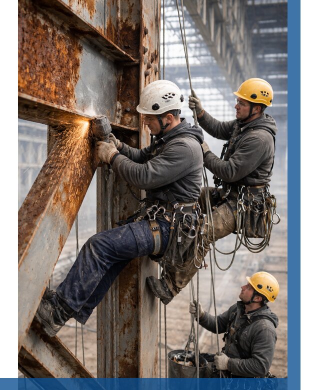 Зачистка металла от ржавчины в Оренбурге от 356 р. | ВЫСОТНИК-Рнб