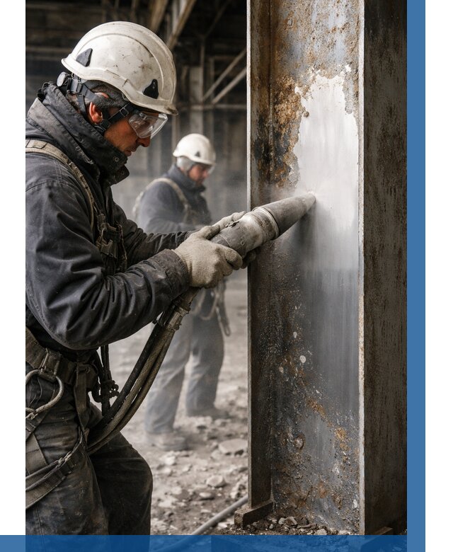 Удаление старой краски с металла в Оренбурге от 458 р. | ВЫСОТНИК-Рнб