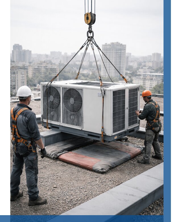 Подъем груза на крышу в Оренбурге от 5085 р. | ВЫСОТНИК-Рнб заказать