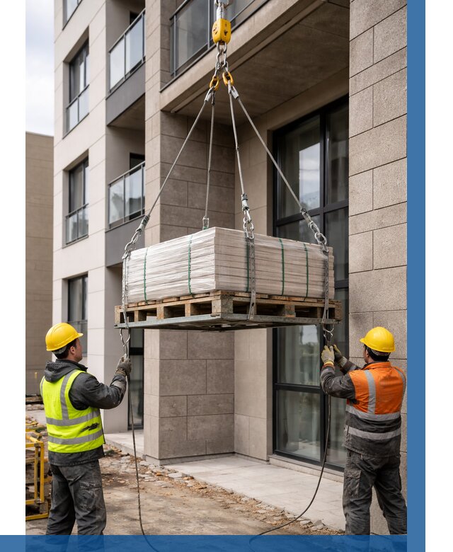 Подъем керамогранита на этаж в Оренбурге от 3559 р. | ВЫСОТНИК-Рнб