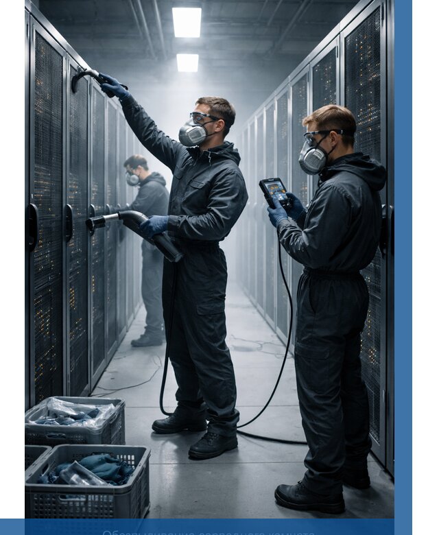 Обеспыливание серверной комнаты в Оренбурге от 4576 р. | ВЫСОТНИК-Рнб