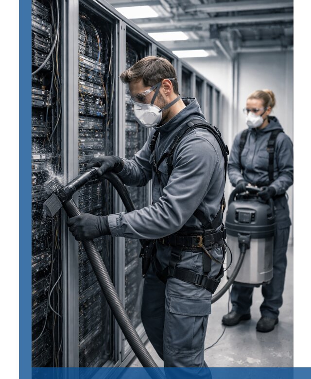 Обеспыливание серверной комнаты в Оренбурге, профессиональная очистка