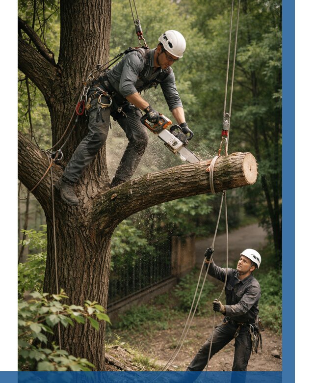 Спил деревьев альпинистами в Оренбурге от 8135 р. | ВЫСОТНИК-Рнб