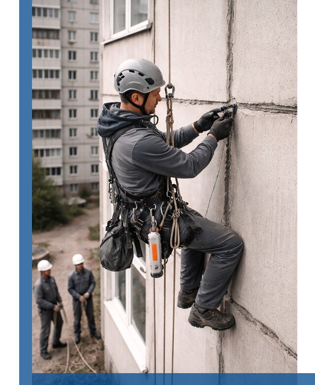 Обследование межпанельных швов и герметизация в Оренбурге