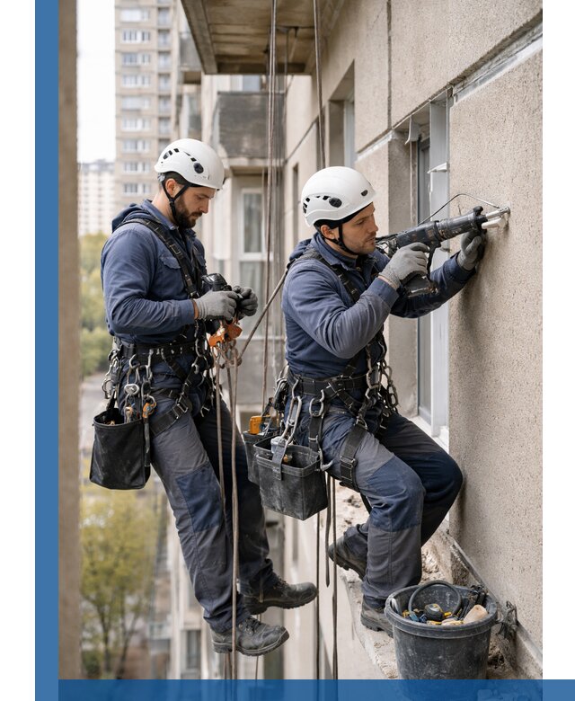 Промышленные альпинисты высотные работы и монтаж в Оренбурге